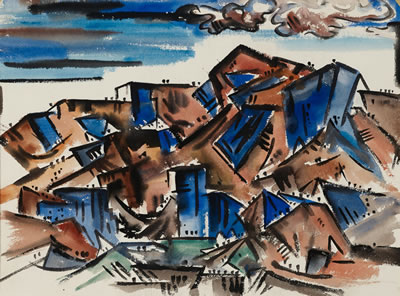 Barranca, alternatively titled, Taos Mountain by Cady Wells - Auction record, sale price, and art valuation. Compare with similar artists and explore comparable artworks.