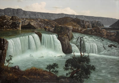 Shoshone Falls (Snake River, Idaho) by William Samuel Parrott - Auction record, sale price, and art valuation. Compare with similar artists and explore comparable artworks.