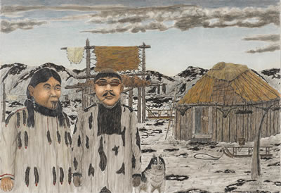 "Mr & Mrs Napasuk Big Chief East Cape Siberia"