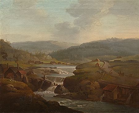"Prospect af Bærums Wærk" 1803 by Christian August Lorentzen - Auction record, sale price, and art valuation. Compare with similar artists and explore comparable artworks.