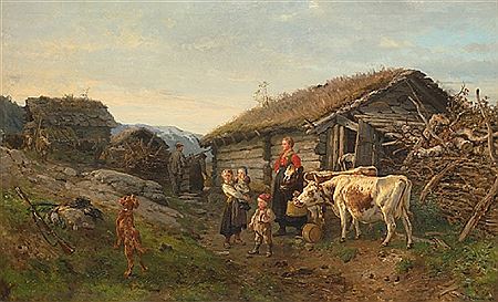 På seteren, 1876