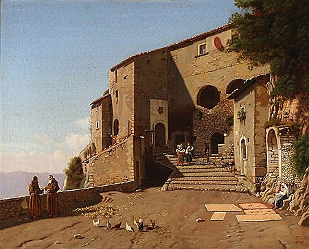 View from Cervaro in the Sabine Hills by Frederik Vermehren - Auction record, sale price, and art valuation. Compare with similar artists and explore comparable artworks.