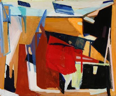 Composition by Laurits Larsen - Auction record, sale price, and art valuation. Compare with similar artists and explore comparable artworks.