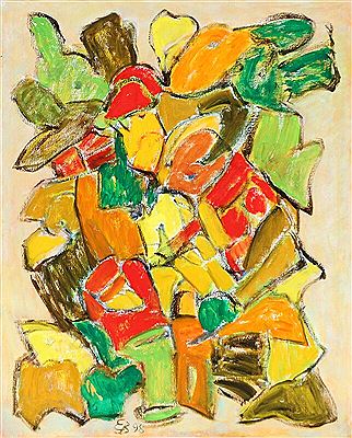Sample artwork by Eva Beyer (Born 1921), known for painting - View similar artists and auction records