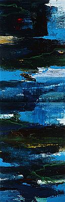 “Moon time in the morning", from the series "Blue songs”.(2)