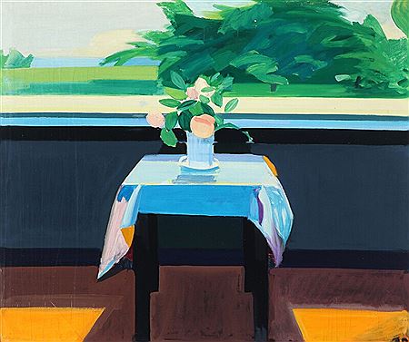 A bouquet on a table