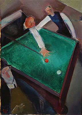 Billiard Players.