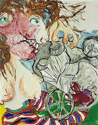 Sample artwork by Jacqueline De Jong (1939 - 2024), known for paintings - View similar artists and auction records