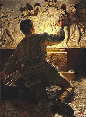 A Roman plasterer