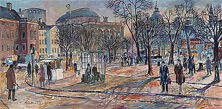 Scene from Kongens Nytorv, Copenhagen.