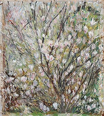 Sample artwork by Ole Beck Kielberg (1911 - 1985), known for abstract paintings of landscape, florals, seaside buildings, nudes - View similar artists and auction records
