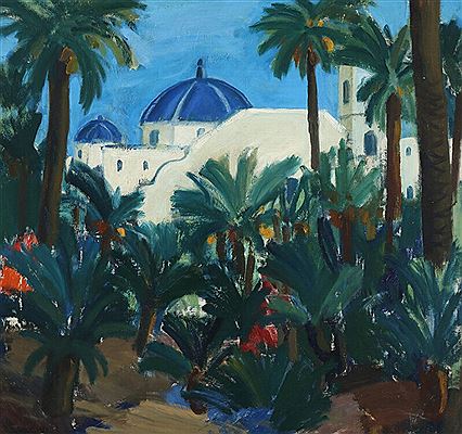 Scenery from Elche, Spain. by Leo Estvad - Auction record, sale price, and art valuation. Compare with similar artists and explore comparable artworks.