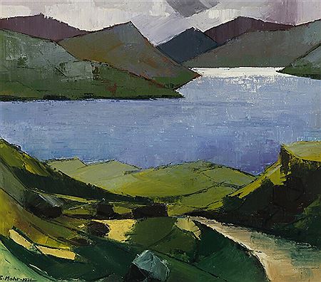 Fiord and hills, Faroe Islands. by Eyvindur Mohr - Auction record, sale price, and art valuation. Compare with similar artists and explore comparable artworks.