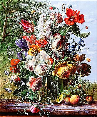 Sample artwork by Gyula Siska (Born 1958), known for floral painting, daguerreotypes, photograph restoration - View similar artists and auction records