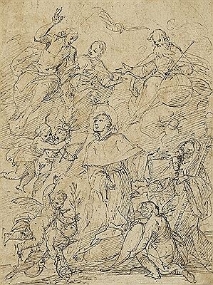 Saint Anthony of Padua and The Holy Trinity.