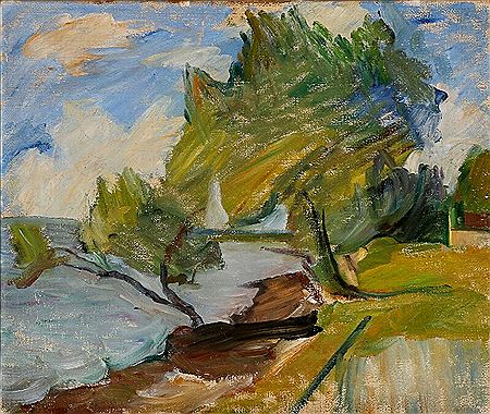 Landscape from Humlebæk.
