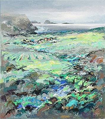 Faroese landscape.