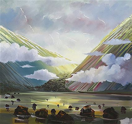 Landscape from the Faroe Islands