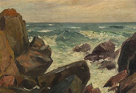 Costal scene from Bornholm.