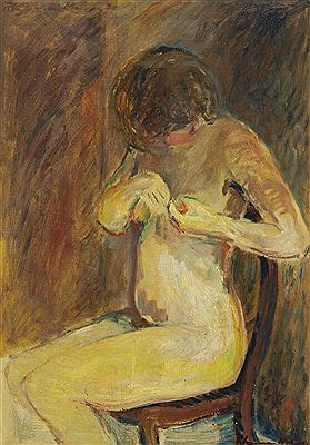 Female nude model.