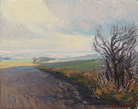 Landscape from Oddsherred, Denmark.