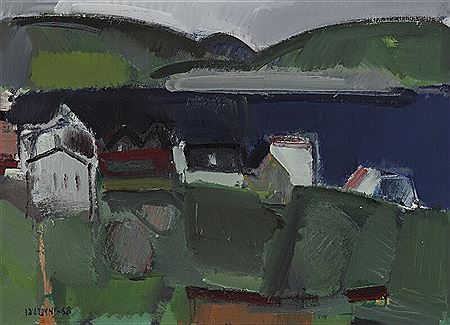 Landscape, Midvágur, the Faroe Islands