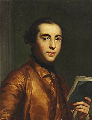 Portrait of the German painter Anton Rafael Mengs (1728-1779).