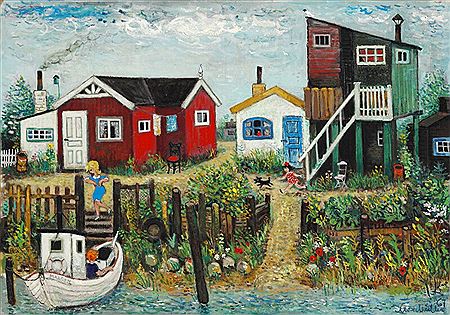 Sample artwork by Max Muller (1911 - 1991), known for painting - View similar artists and auction records