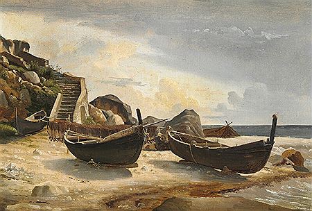 Marina Piccola on Capri. Study.