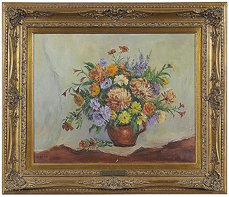 Summer Arrangement by Olive Beem - Auction record, sale price, and art valuation. Compare with similar artists and explore comparable artworks.
