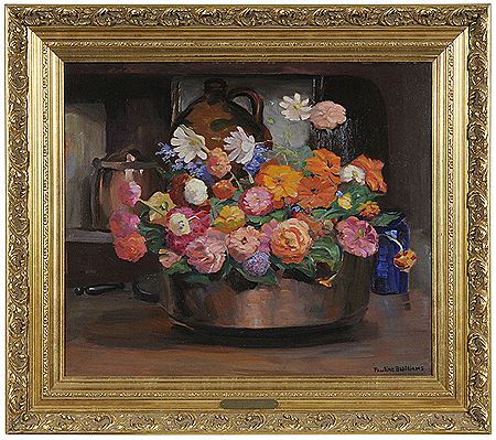 Zinnias and Asters