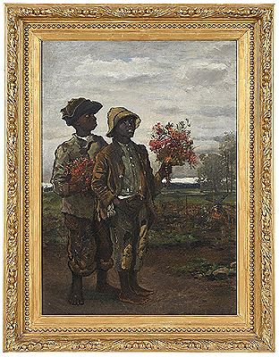 Sample artwork by James Henry Moser (1854 - 1913), known for landscape, genre and portrait painting - View similar artists and auction records