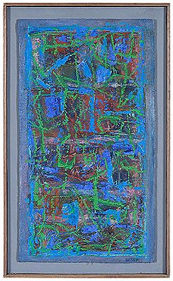 Rainy Day Painting, 1994 by William Melton Halsey - Auction record, sale price, and art valuation. Compare with similar artists and explore comparable artworks.