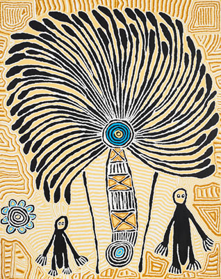 First contact - Windmill by Linda Syddick Napaltjarri - Auction record, sale price, and art valuation. Compare with similar artists and explore comparable artworks.