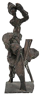 Don Quichote on horseback