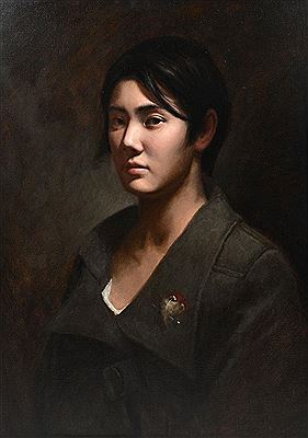 "Girl with the Feather Brooch"