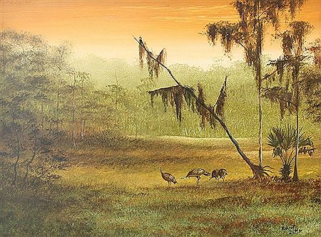 "Evening Silhouettes" by Robert Butler - Auction record, sale price, and art valuation. Compare with similar artists and explore comparable artworks.