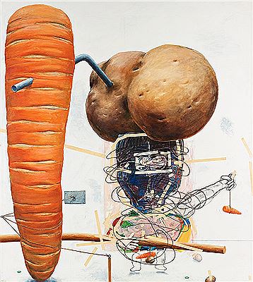 "Herr Dubuffet med familj". by Par Gunnar Thelander - Auction record, sale price, and art valuation. Compare with similar artists and explore comparable artworks.