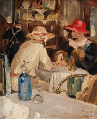 RESTAURANT SCENE, PARIS