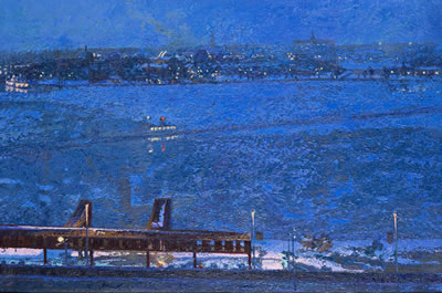Night over Stockholm. by Bo Larsson - Auction record, sale price, and art valuation. Compare with similar artists and explore comparable artworks.