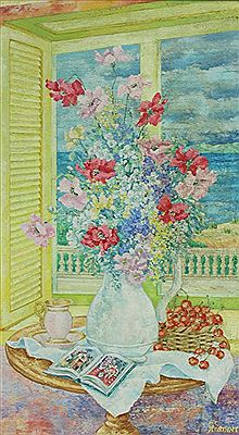 Floral Still Life by Ernst Strassner - Auction record, sale price, and art valuation. Compare with similar artists and explore comparable artworks.