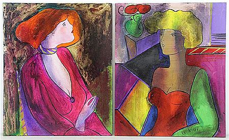 Women. "Velature" Paris, 2007 (pair)