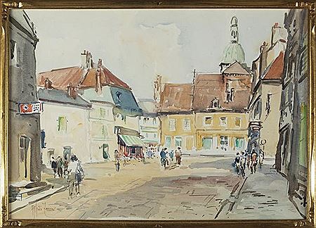 Sample artwork by Alfredo Zecca (1917 - 1998), known for painting - View similar artists and auction records