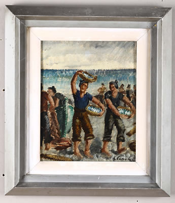 Sample artwork by Armando Cuniolo (1900 - 1955), known for painting - View similar artists and auction records