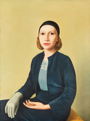 Abito azzurro, 1933