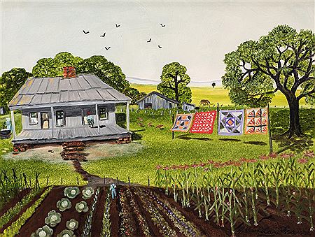 Summer Farm Scene