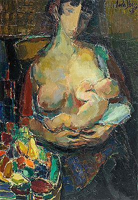 Mother and child by Anton Diez - Auction record, sale price, and art valuation. Compare with similar artists and explore comparable artworks.
