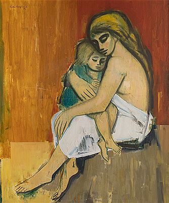 Mother and child by Ludo Laagland - Auction record, sale price, and art valuation. Compare with similar artists and explore comparable artworks.