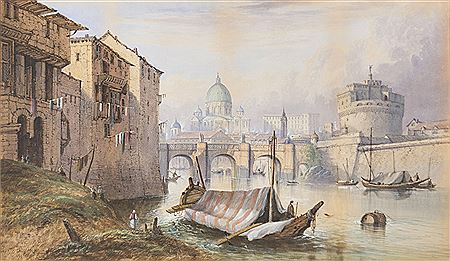 Sample artwork by Edwin St John (1878 - 1961), known for landscape painting - View similar artists and auction records