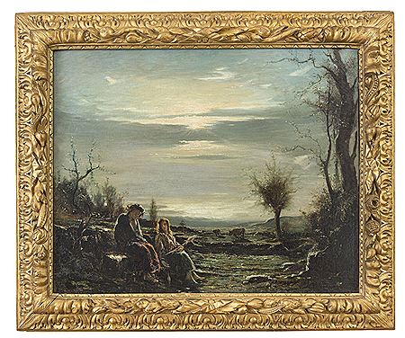 AUTUMN MELANCHOLIES by Antonio Fontanesi - Auction record, sale price, and art valuation. Compare with similar artists and explore comparable artworks.